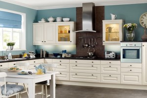 Kitchen With White Cabinets