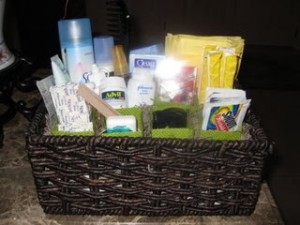 Bathroom Baskets For Weddings