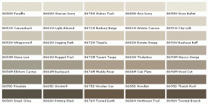 Duron Paint Color Chart