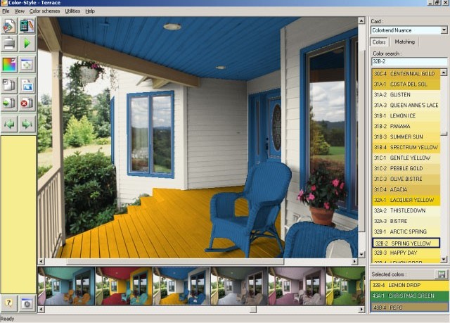Exterior Paint Color Simulation program