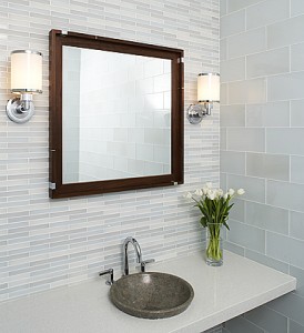 Simple bathroom makeovers project with the bathroom mirrors