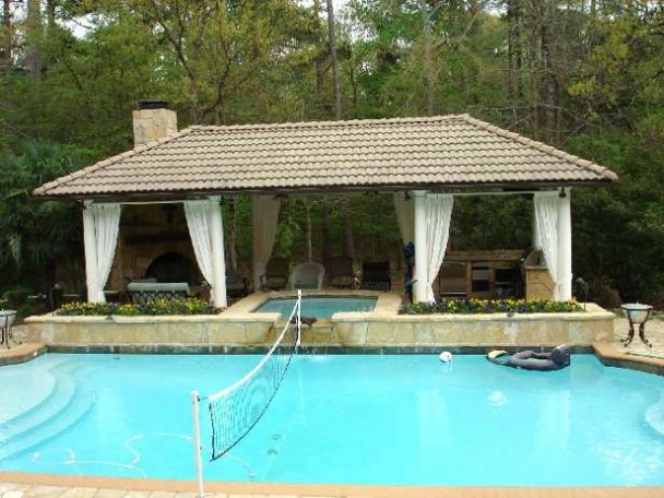 Modern Cabana Pool