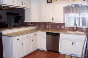 White kitchen remodel